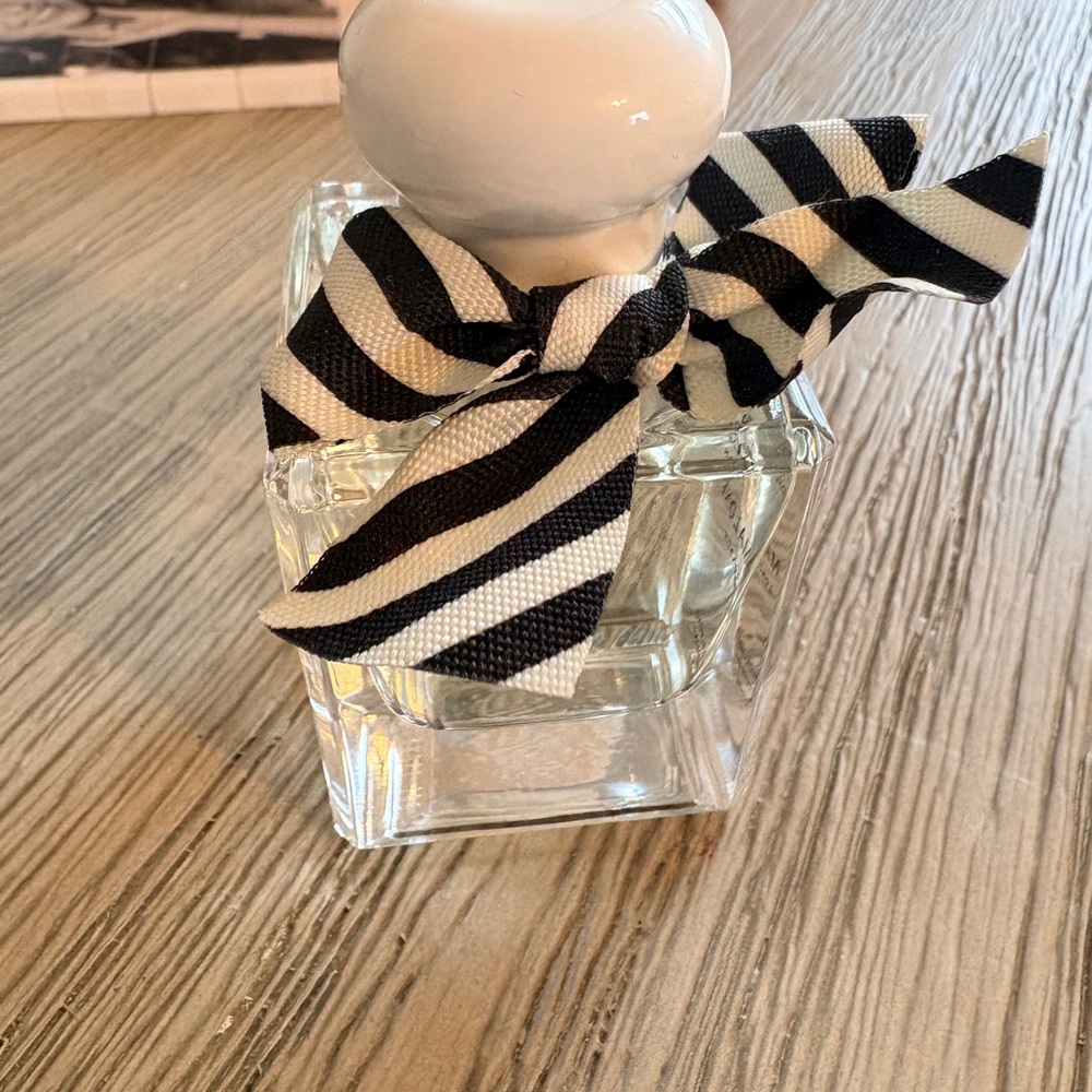 Striped Bow Perfume Bottle